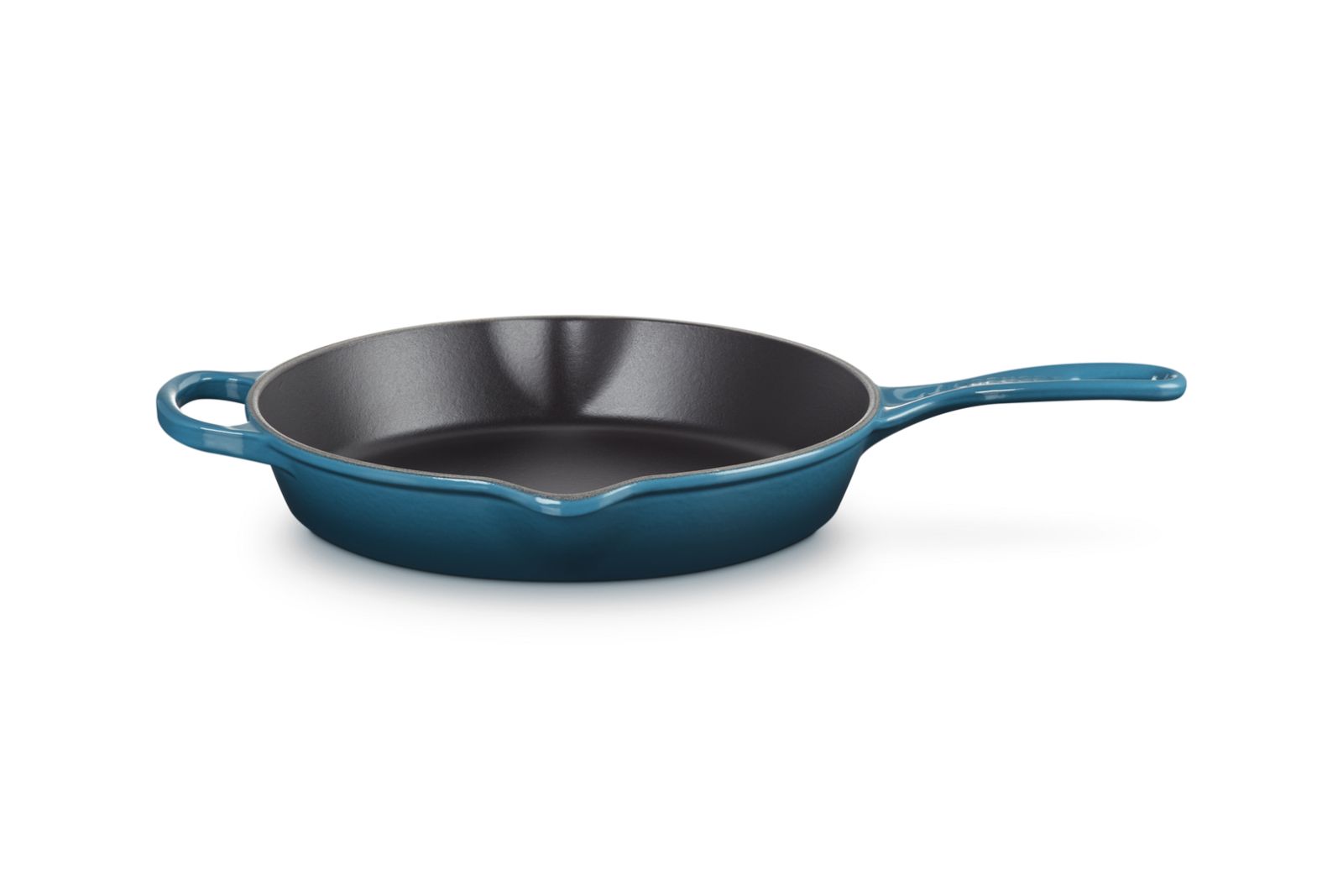 Signature Skillet Hoog in Geëmailleerd Gietijzer 26cm 2l Deep Teal