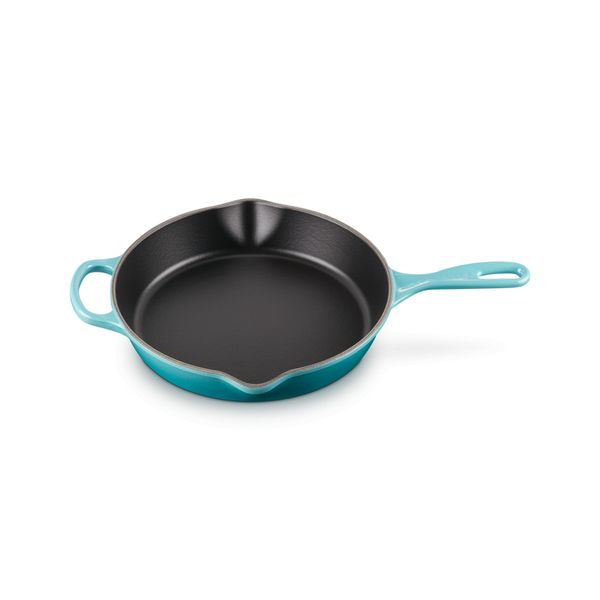 Le Creuset Skillet Hoog in Geëmailleerd Gietijzer 26cm 2l Caribbean Blue