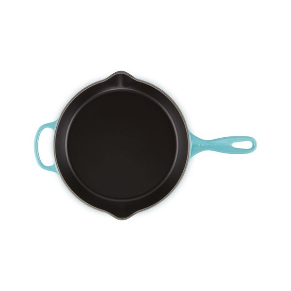 Le Creuset Skillet Hoog in Geëmailleerd Gietijzer 26cm 2l Caribbean Blue