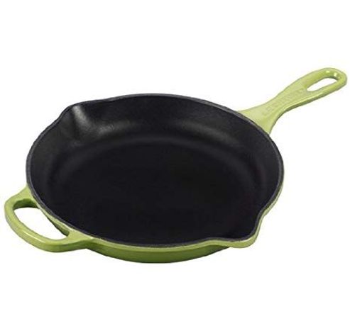 Gietijzeren ronde hoge skillet in Palm 26cm  Le Creuset