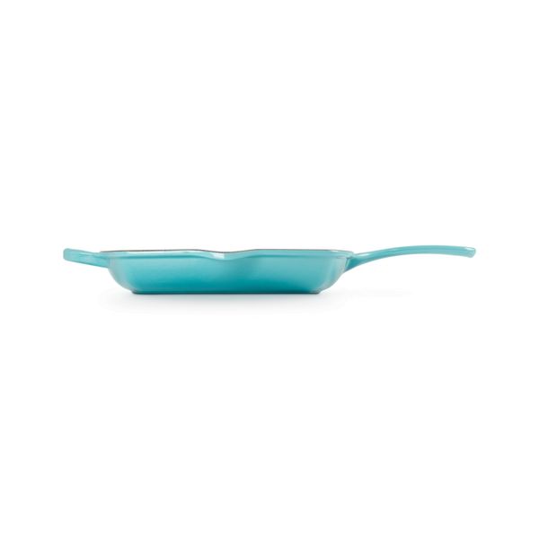 Grillit® Vierkant in Geëmailleerd Gietijzer 26cm Caribbean Blue 