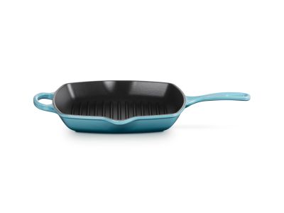 Grillit® Vierkant in Geëmailleerd Gietijzer 26cm Caribbean Blue