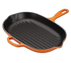 La Fonte grillpan ovaal 32cm Oranjerood  Le Creuset