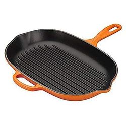 Le Creuset Skillet gril haute en fonte ovale Volcanique 32cm 