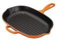 La Fonte grillpan ovaal 32cm Oranjerood 