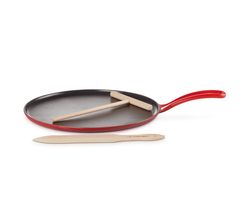 Pannenkoekenpan in Geëmailleerd Gietijzer 27cm Kersenrood Le Creuset