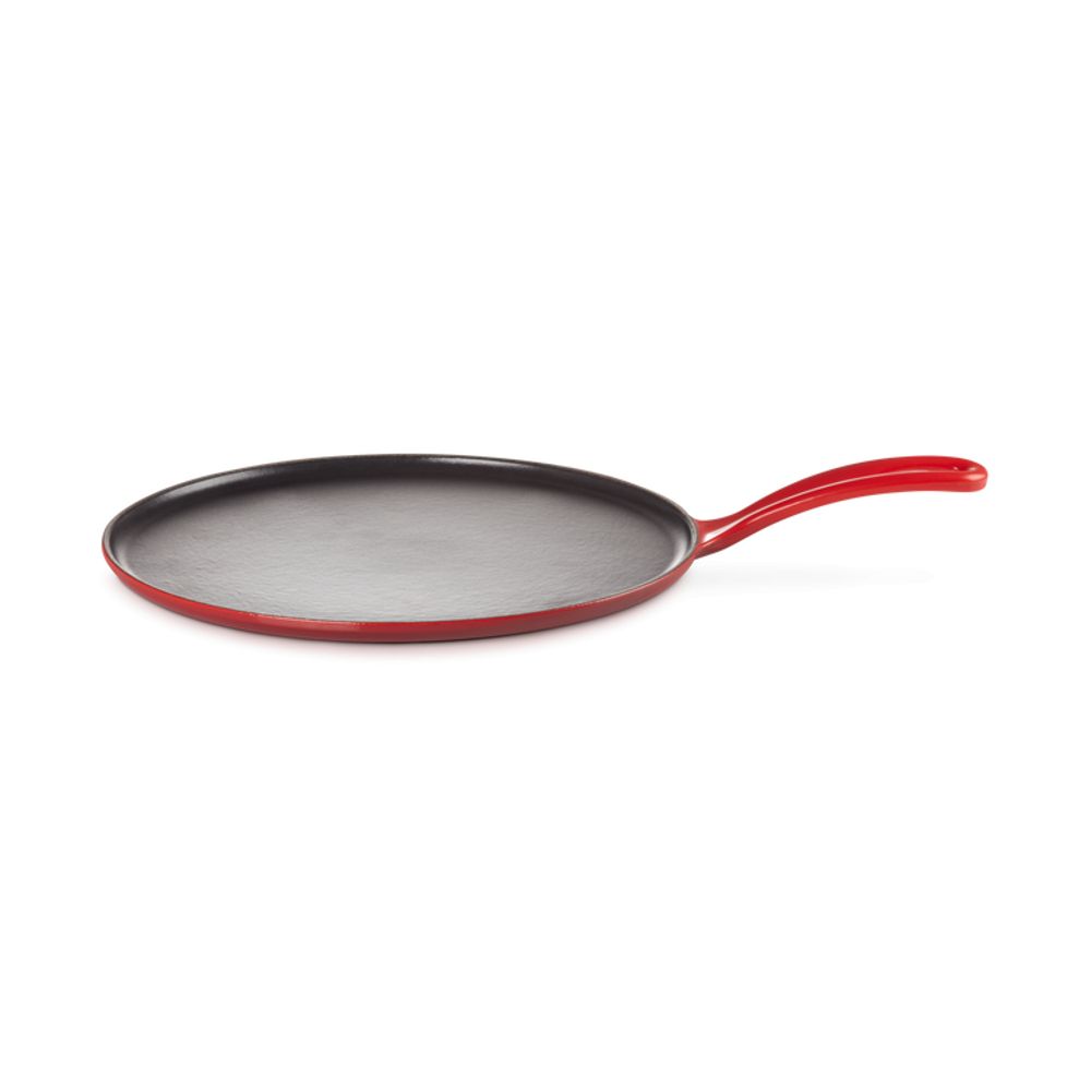 Le Creuset Pannenkoekenpannen Pannenkoekenpan in Geëmailleerd Gietijzer 27cm Kersenrood