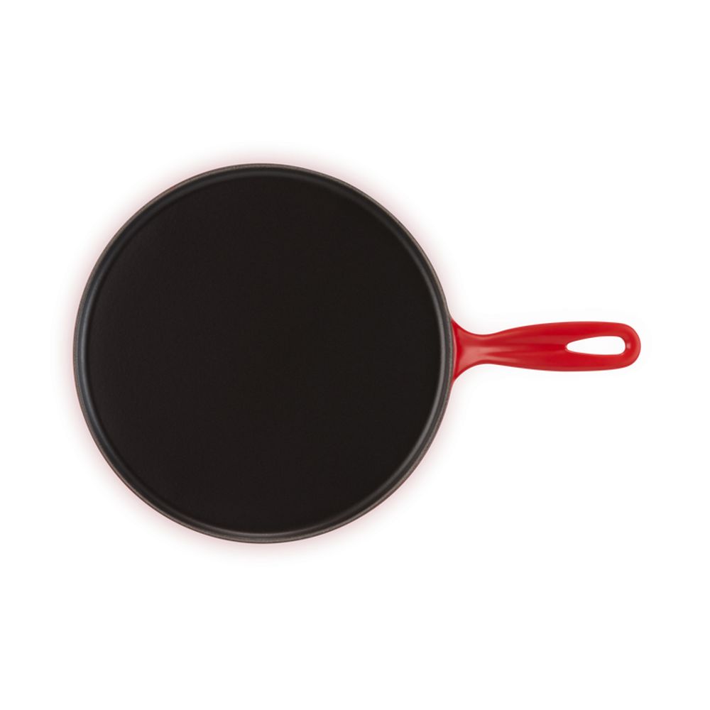 Le Creuset Pannenkoekenpannen Pannenkoekenpan in Geëmailleerd Gietijzer 27cm Kersenrood