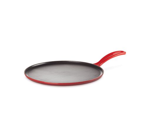 Pannenkoekenpan in Geëmailleerd Gietijzer 27cm Kersenrood  Le Creuset