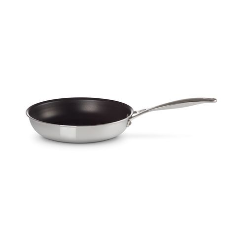 Poêle à frire en inox signature avec revêtement anti-adhérent 24cm  Le Creuset