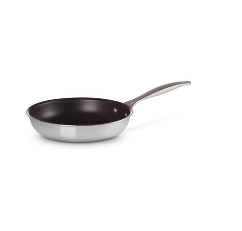 Poêle à frire en inox signature avec revêtement anti-adhérent 24cm  Le Creuset