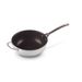 Le Creuset Chef's Pan in RVS Signature met Anti-Aanbaklaag met Deksel en Extra Handvat 24cm 3,3l