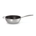 Chef's Pan in RVS Signature met Anti-Aanbaklaag met Deksel en Extra Handvat 24cm 3,3l 