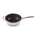 Chef's Pan in RVS Signature met Anti-Aanbaklaag met Deksel en Extra Handvat 24cm 3,3l 