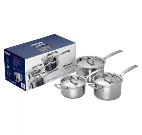 Set de 3 casseroles Inox Classique 16/18/20cm  Le Creuset