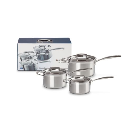 Set de 3 casseroles Inox Classique 16/18/20cm  Le Creuset