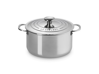 RVS Signature Kookpan met Deksel 24cm 6l