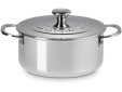 RVS Signature Kookpan Laag met Deksel 24cm 5,3l