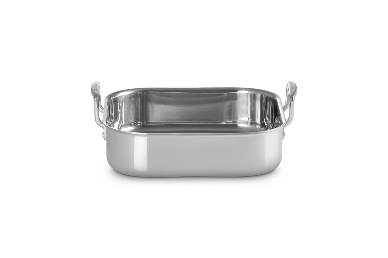3-Ply Braadslede Vierkant in RVS 26cm