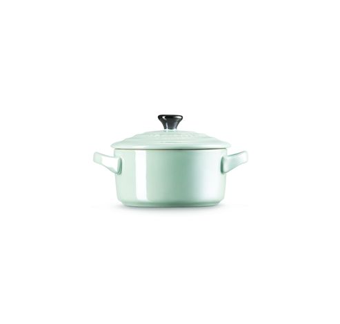 Mini Stoofpan in Aardewerk 10cm 0,25l Metallic Cool Mint  Le Creuset