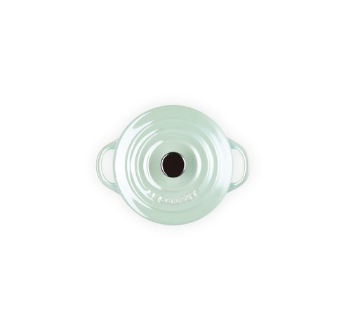 Mini Stoofpan in Aardewerk 10cm 0,25l Metallic Cool Mint  Le Creuset