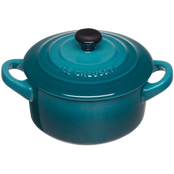 Mini Stoofpan in Aardewerk 10cm 0,25l Deep Teal  