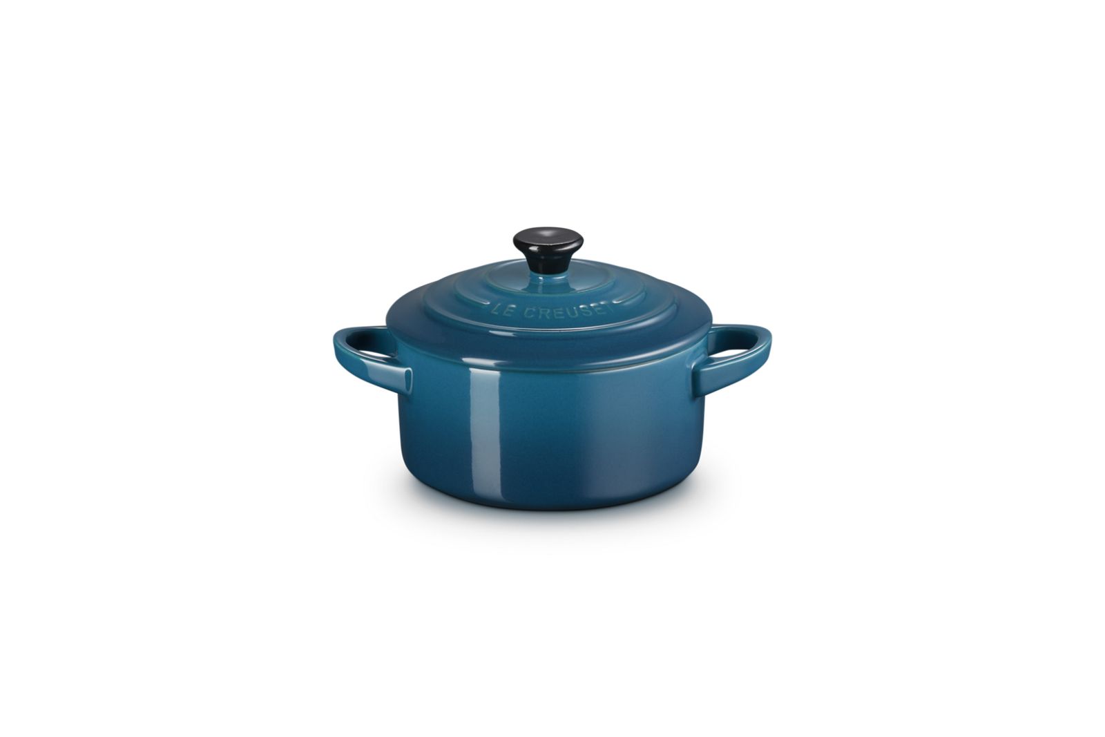 Mini Stoofpan in Aardewerk 10cm 0,25l Deep Teal 