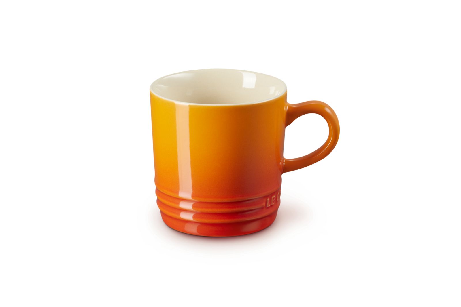 Koffietas in Aardewerk 0,2l Oranjerood 