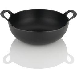 Balti Dish in Geëmailleerd Gietijzer 24cm 2,7l mat zwart 