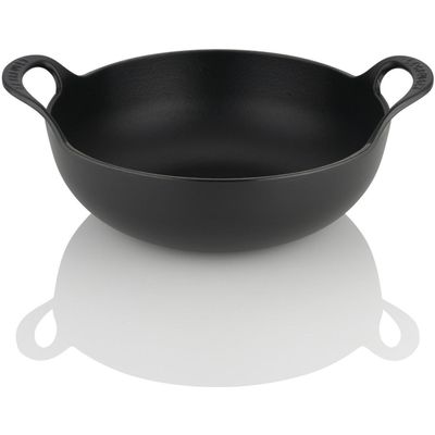 Balti Dish in Geëmailleerd Gietijzer 24cm 2,7l mat zwart  Le Creuset