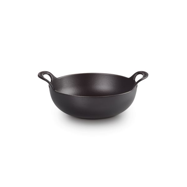 Balti Dish in Geëmailleerd Gietijzer 24cm 2,7l mat zwart 