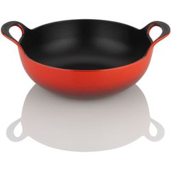 Balti Dish in Geëmailleerd Gietijzer 24 cm 2,7l Kersenrood 