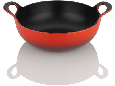 Balti Dish in Geëmailleerd Gietijzer 24 cm 2,7l Kersenrood