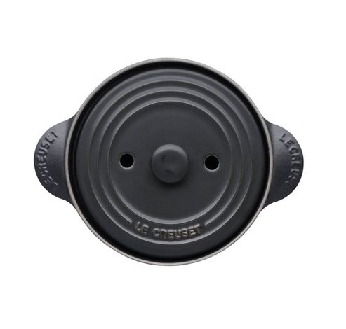 Cocotte Every en fonte émaillée avec couvercle intérieur en céramique 18cm 2l Noir Mat  Le Creuset