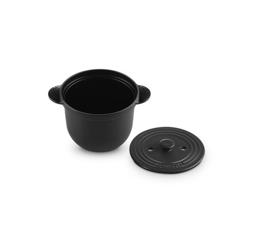 Cocotte Every in Geëmailleerd Gietijzer 18cm 2l Mat Zwart  Le Creuset