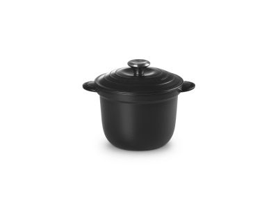 Every Cocotte in Geëmailleerd Gietijzer 18cm 2l Mat Zwart