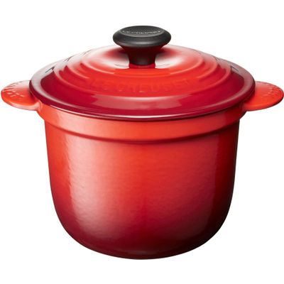 Cocotte Every in Geëmailleerd Gietijzer 18cm 2l Kersenrood  Le Creuset