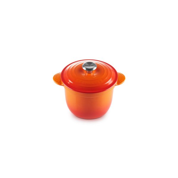 Cocotte Every in Geëmailleerd Gietijzer 18cm 2l Oranjerood 