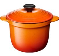 Cocotte Every en fonte émaillée avec couvercle intérieur en céramique 18cm 2l Volcanique 