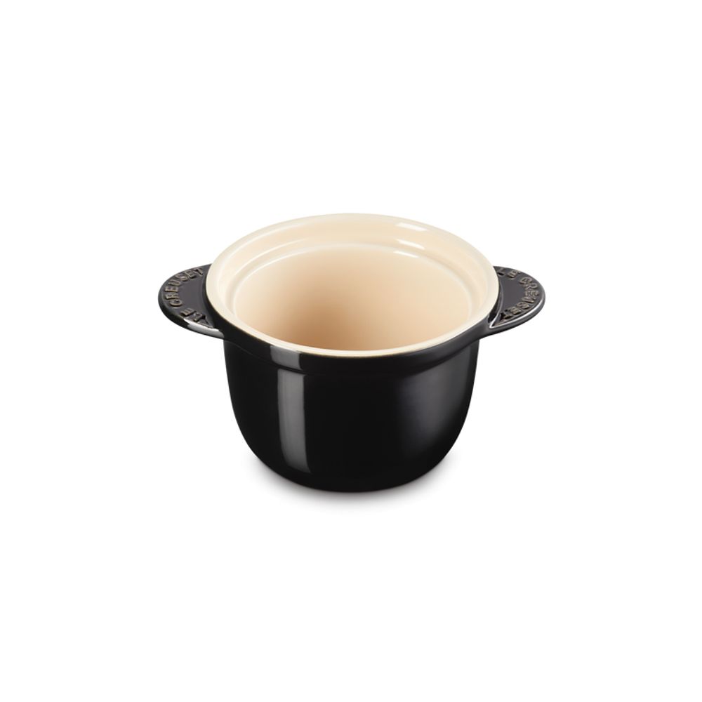 Le Creuset Ovenschotels Mini Cocotte Every in Aardewerk 13cm 0,45l Ebbenzwart