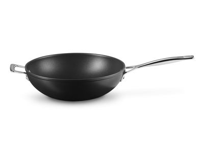 Wokpan met 4x Sterkere Anti-Aanbaklaag en Extra Handvat 30cm 4,7l