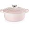 Gietijzeren Ronde cocotte 20cm 2,4L Shell Pink 