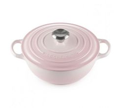 Marmite in Geëmailleerd Gietijzer 24cm 3,1L Shell Pink Le Creuset