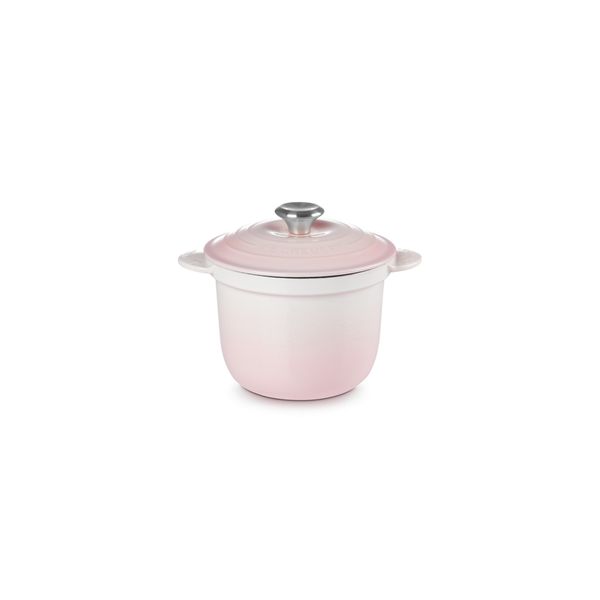 Cocotte Every in Geëmailleerd Gietijzer 18cm 2L Shell Pink  