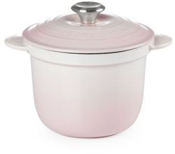 Cocotte Every in Geëmailleerd Gietijzer 18cm 2L Shell Pink  Le Creuset