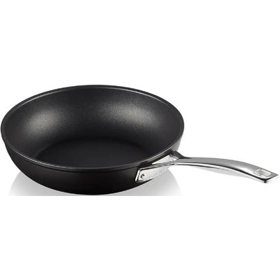 Diepe koekenpan met 4x Sterkere Anti-Aanbaklaag 24cm 2,3l Zwart  Le Creuset