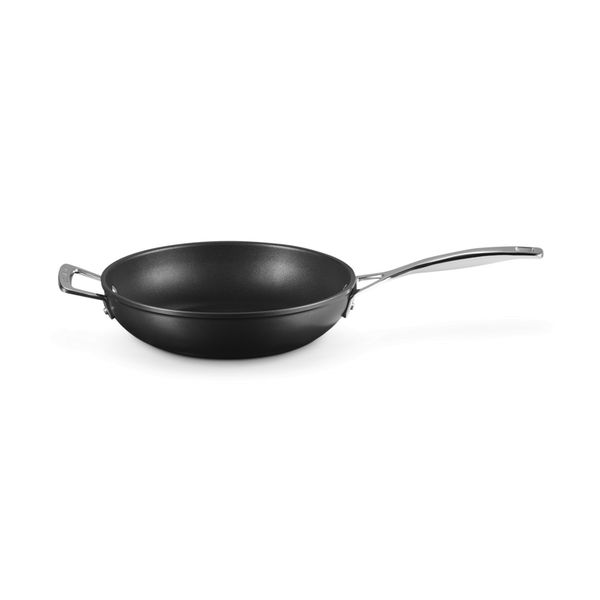 Le Creuset Sauteerpan met 4x Sterkere Anti-Aanbaklaag en Extra Handvat 26cm 2,75l Zwart