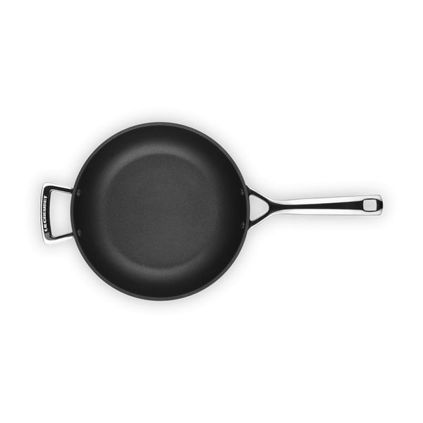 Le Creuset Sauteerpan met 4x Sterkere Anti-Aanbaklaag en Extra Handvat 26cm 2,75l Zwart