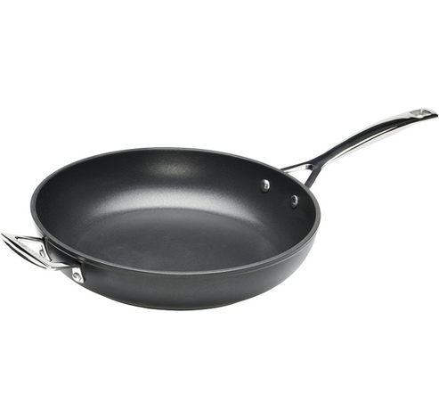 Sauteuse Anti-Adhérente Les Forgées avec Poignée d'Assistance 30cm 3,72l Noir  Le Creuset