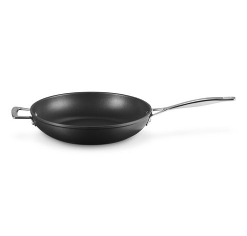 Sauteuse Anti-Adhérente Les Forgées avec Poignée d'Assistance 30cm 3,72l Noir  Le Creuset